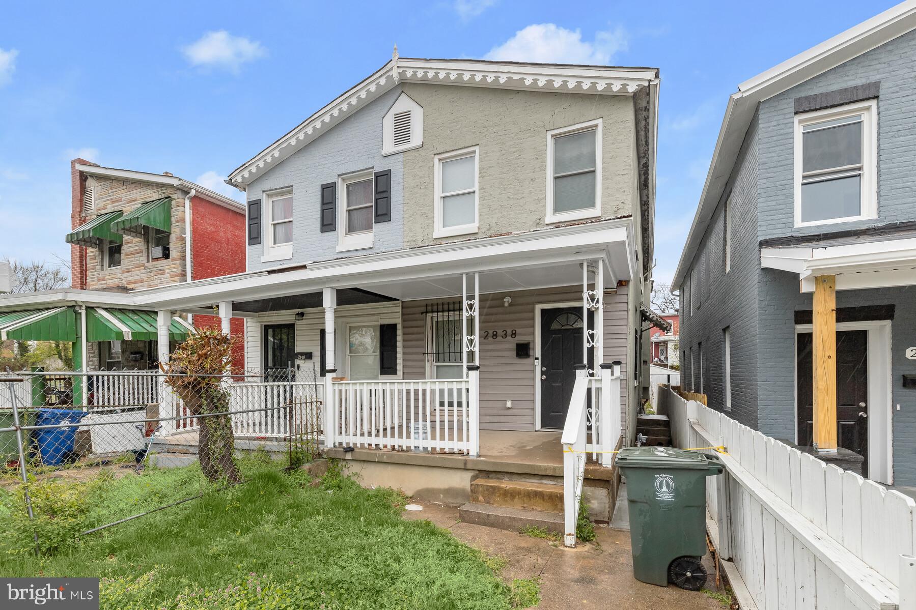 SUPERIOR INVESTMENT PROPERTY or A GRAND BUY AS A PRIMARY RESIDENCE ... PRICED TO SELL & WELL BELOW MARKET VALUE ... OWNER FINANCING AVAILABLE . Come discover this charming, tastefully updated semi-detached gem nestled in the heart of West Baltimore. Offering 3 comfortable bedrooms and 2.5 bathrooms, this home seamlessly blends contemporary design with everyday practicality. Step inside to find an airy, open layout that leads to a fully renovated kitchen outfitted with stainless steel appliances, modern countertops, and chic cabinetry. Sunlight pours into the living spaces, creating a warm and inviting atmosphere—ideal for hosting friends or enjoying a quiet evening alone or with family
Upstairs, you’ll find three well-sized bedrooms and a sleek, renovated full bathroom. A convenient half-bath is located on the main floor for guests. With all-new flooring, fresh interior paint, and upgraded systems throughout, there’s nothing left to do but move in.
Outside, enjoy your private backyard and covered front porch—perfect for weekend get-togethers or relaxing after work. Located just minutes from local schools, shopping centers, and major commuter routes, this home checks all the boxes for comfort, style, and convenience.
Don’t wait—schedule your tour today and see what makes this West Baltimore beauty stand out!
