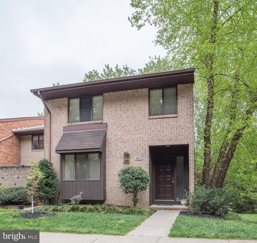 Beautifully maintained 3BR 2FB 2HB townhome in Five Farms neighborhood.  Updated kitchen and baths, wood floors on main level, partially finished lower level with sliders that lead out to backyard.
