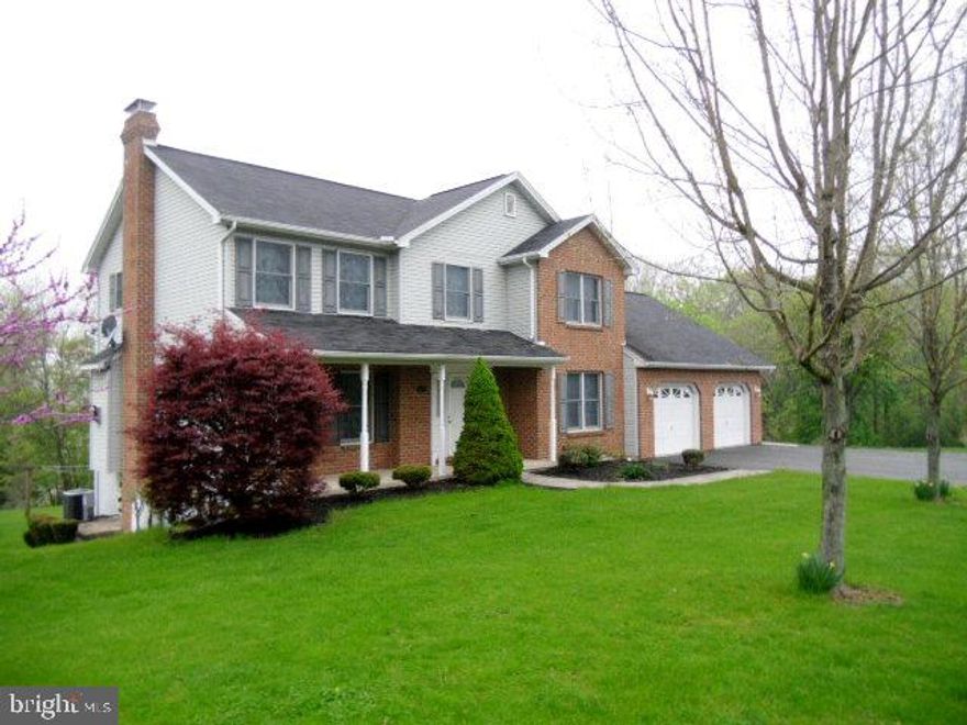 Spacious 3 bedroom, 2.5 bath, 2 story home located in desirable school district.  Walk-in closets in all bedrooms, master with garden tub, hardwood floors, family room, furnace room, laundry & cold cellar. 2 car garage with storage above, rear covered deck, 18x12 storage shed, whole house water filter (public water chlorinated), OHW/CA heat & chimney liner & clean out if you prefer wood heat.   Generator ready. Additional lot beside property also available to buyer for $30,000.