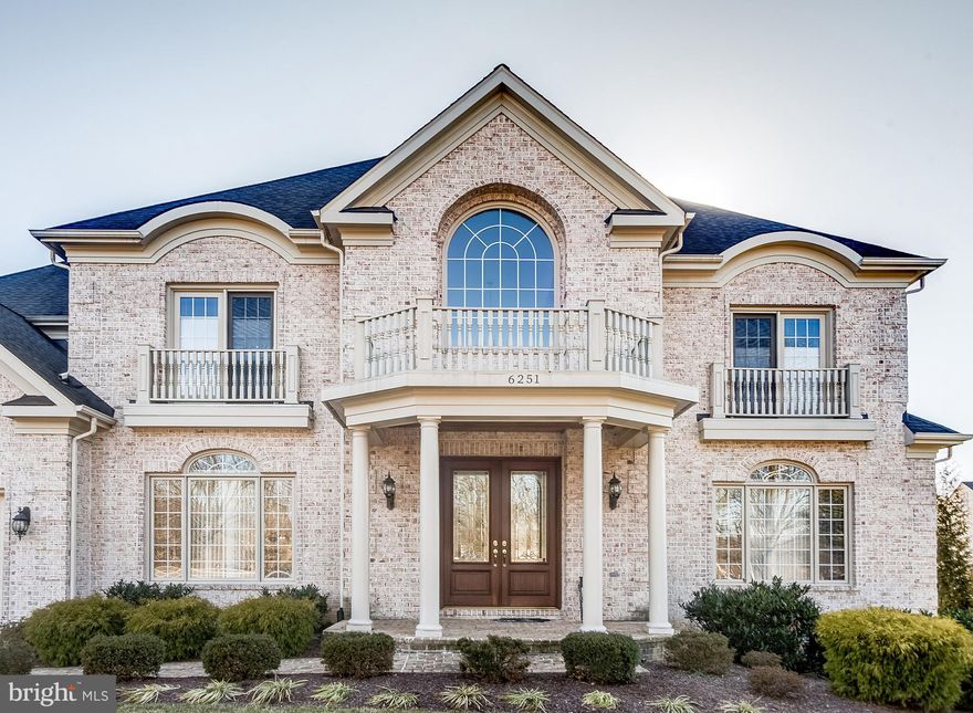 This gorgeous white-washed brick home is the home you have been looking for! This house has 6 bedrooms, 5 bathrooms, 2 half baths, and over 8,000 square feet of family filled memories. Enjoy cooking your favorite recipes in the spacious gourmet kitchen while overlooking the backyard. Gaze up at the spectacular coffered ceiling while cozied up by the fireplace in the family room. Enjoy your morning coffee in the beautifully bright sun room next to the kitchen. Do not miss the divine dining room where you will host your future Thanksgiving dinners. Master Suite with fireplace, walk-in closets, spacious bathroom are only a few of the charms of the second floor. The full finished walk-out basement has enough space for the whole family to curl up by the fireplace or host a party with a built-in wet bar, full bathroom, and storage for days. Wonderfully built deck, walk down the stairs to the spacious backyard where you can host the most epic kick ball games. Stainless Steel appliances, ceramic tiles, hardwood flooring, central vacuum and full lawn irrigation system. No detail was overlooked when building this beautiful family home. You do not want to miss out, stop by and visit your new home!