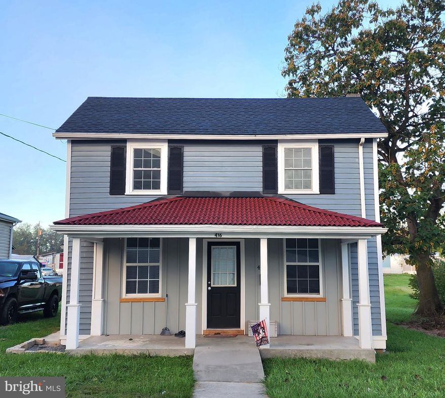 Charming, recently remodeled 2 story home located on .30 acre in downtown Paw Paw, WV - approximately 45 minutes from Winchester and downtown Berkeley Springs!  Property features 3 bedrooms and 1 1/2 bathrooms as well as 2 outside storage sheds.  The main level of the home provides a living room, bedroom, and spacious eat-in kitchen, with full bathroom (tub/shower) and stackable laundry unit.  Upstairs includes 2 more bedrooms and a half bath.   Laminate plank flooring throughout as well as ceramic tile in the kitchen and bathrooms.  Sump pump and flu are located in the unfinished basement.