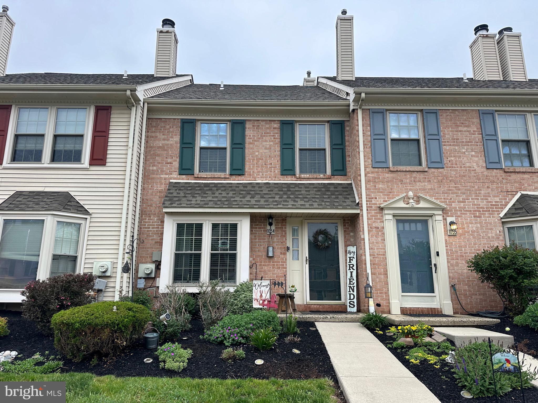 Welcome to 1054 Maple Glen Circle! This UPDATED and METICULOUSLY maintained townhome is located in the well-managed Maple Glen community in Pottsgrove School District. Upon entering you will notice the beautiful hardwood flooring, crown molding and open layout. The living room features a box window, filling the space with natural light complementing all of the recently updated interior lighting. Opening from the living room is the dining room and half bath. The kitchen has been completely updated with cabinets, counters, stainless steel appliances and recessed lighting which then leads to the rear patio. Upstairs is the owner’s suite attached to the full bathroom and private vanity space as well as a second bedroom. Additional upgrades include neutral paint, new ceiling fans, closet lighting, hardwood flooring on first and second floor and new carpet leading to the third floor office or third bedroom. Enjoy peace of mind with the Maple Glen Village Homeowners Association which provides external maintenance of the roof, siding, windows, and front door repairs / replacements. The HOA also covers pavements, snow removal, landscaping and trash. The community rules and regulations provide for 2 dedicated parking spaces per unit. This home presents an opportunity to enjoy comfortable living with minimal maintenance. This community has easy access to Route 422, Route 100, major shopping locations, restaurants, trails and more. Schedule your showing today!