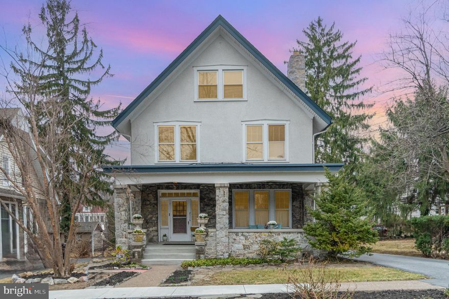 Step into timeless elegance with this stunning 5-bedroom home nestled in the heart of historic Bellevue Park. Overflowing with charm and unmatched character, this residence boasts extraordinary woodworking, gleaming hardwood floors, and spacious, sunlit rooms. Each bedroom offers ample space and generously sized closets, while the private fifth bedroom spans the entire third floor, perfect for a serene retreat, studio, or guest suite. Enjoy modern conveniences like a private driveway and detached garage, all complementing the home's classic beauty. Updates include a brand-new slate roof, freshly painted exterior, a newly re-masoned chimney, updated porch steps, and new exterior concrete work, enhancing both durability and curb appeal. While ready for your personalized updates, the intrinsic charm and exquisite craftsmanship make this home truly one-of-a-kind. Don't miss your chance to own a piece of Bellevue Park history.