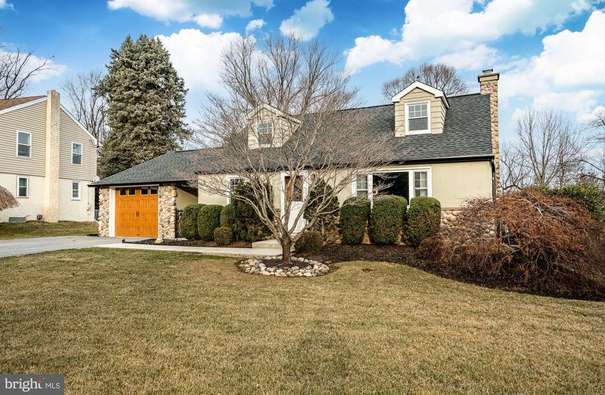 Welcome to this adorable and impeccably maintained 3-bedroom, 2-full-bath Cape Cod in the highly sought-after Great Valley School District. Nestled in a prime Malvern location, this home offers convenience and charm, just minutes from shopping, dining, and major routes.  Situated on beautiful, level grounds the property boasts a pristine, landscaped yard with a fenced-in rear section, perfect for pets, or play. A gorgeous backyard patio with a pergola invites outdoor entertaining, while the large driveway and one-car garage with a breezeway provide ample parking and storage.  Inside, you'll find hardwood floors beneath the carpets, adding timeless character. The main level features a spacious living area, an updated full bath, a well-equipped kitchen, and a dining room (currently used as an office).   A first-floor bedroom offers flexibility for one-level living.  Upstairs, two additional generously sized bedrooms provide easy access to expand with a future bathroom if desired.  Full finished walk out basement with full bath offers more living space.  Recent updates include a new roof (2021) and most windows replaced in 2022, ensuring peace of mind.  This move-in ready home showcases pride of ownership throughout—a true gem in Malvern. Don’t miss the opportunity to make it yours!