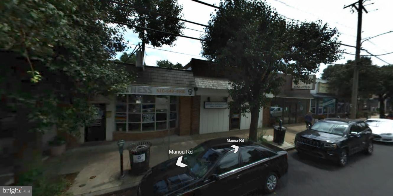Currently a fitness salon. Loads of free parking in the rear and metered parking in the front. Wide open space. Central Air and gas heat; partial basement/crawlspace. Good visibility on Manoa Road and good demographics. $2800 per month plus $100 month for taxes for a total of $2,900 per month plus all utilities and Lower Merion sewer charge.