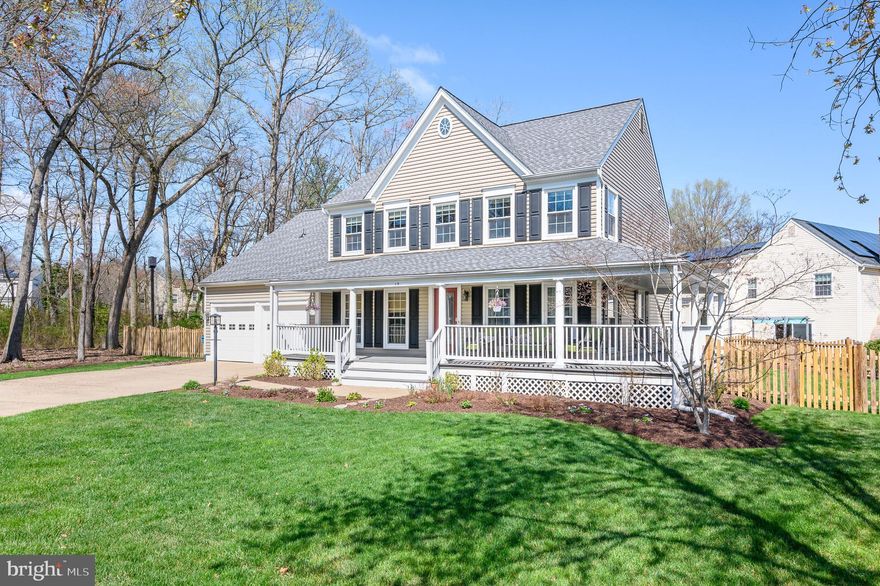 Welcome home to Countryside! Your wrap-around front porch beckons for morning coffee or afternoon iced tea with a good  book! But inside! Gleaming Maple hardwood floors invite you through your main level. Spacious home office with built-ins,  large living/dining rooms make entertaining a breeze. Your kitchen boasts a wall of windows for natural light, granite counters, stainless steel appliances and ample cabinet space. But your family room! The center of your large, yet cozy family space is the gorgeous custom-designed gas fireplace, complete with Mahogany mantle.  This room boasts loads of space for movie nights, game nights, or just hanging out. Upstairs finds your spacious owner's suite with beautifully rennovated owner's bath with separate walk-in shower and soaking tub, three large closets, and upstairs laundry room! Three large bedrooms and rennovated hall bath complete your second level. Lower level possibilities are endless, with wetbar for entertaining, loads of space for movie nights, separate space for  your home gym, and a third full bath. Bonus unfinished storage space with shelving for all that holiday decor.  Your 2 car garage features an EV charging station and more storage. Enjoy your beautifully landscaped and fully fenced rear yard and enjoy a glass of wine on your  lovely flagstone patio.
UPDATES INCLUDE * New carpet on upper level * New Roof 2021 * New HVAC 2015 * New hardwood floors on main level 2016 * 
Countryside boasts beautiful walking trails, community pools, tennis courts and tot lots, and only a short walk to the Potomac River! This one is truly a masterpiece and must be seen to  be appreciated.

*****Offer Deadline is Monday at 1 pm. Offer  instructions and disclosure are  in the documents tab. Thank you.***