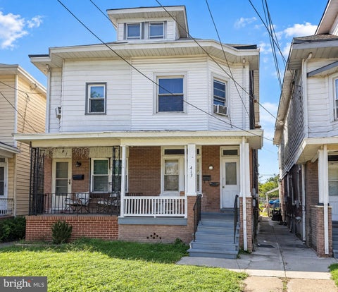 Townhouse For Rent - 413 S Olden Avenue<br/> Mercer County, TRENTON, NJ 08629