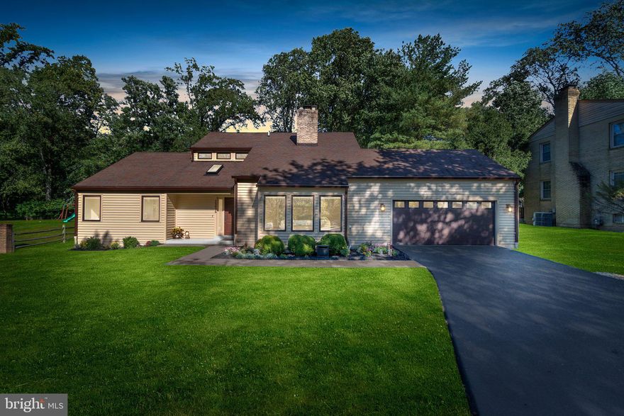 You need to see this one of a kind, mid century modern STUNNER! This is the most unique and special home you will see all year. Starting from the newly replaced and freshly sealed driveway, the walk up to this home is just beautiful. Pristine landscaping, mature trees (that flower in the spring!) and a freshly painted exterior, you have nothing to do but enjoy! Inside you will find an updated kitchen with granite counters, an induction range, modern statement range hood, and tons of space to spread out. Your private oasis is also on the main level featuring an ample primary suite with dual closets, picture windows, a private en-suite, AND access to the screened porch overlooking the large level, tree lined yard complete with your very own hot tub. It's a luxury spa retreat from the comfort of your own home! In addition to the screened porch, there is also a freshly sealed trex-deck that leads right back into the kitchen/dining area, perfect for grilling during these cool fall nights. The massive basement is all set for all your entertaining and movie night dreams!  Entertainment area, wired with overhead speakers and ready for the projector to be installed, pool table area,  private office, and home gym/bonus room are topped off with a third full bath! Projector will be installed prior to closing if requested. Upstairs, the two additional bedrooms are expansive.  with large picture windows that let in tons of light throughout the day. The upstairs hallway is the perfect place to put a reading nook! Don't miss the bonus storage space at the top of the stairs. Finish this off for a  bonus hang-out space, or keep it easy access storage for all your seasonal decorations! Other standout items to note are the designer replacement windows, installed in 2009 by Marvin Windows. No expense was spared to get these top-of-the line windows! All of this on an absolutely gorgeous street, tucked back in a quiet neighborhood thats just minutes from major commuter roads, shopping and dining. You will not want to miss this one, so schedule your private showing today!