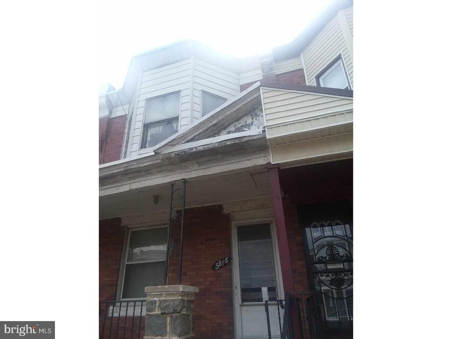 Investor's special. Good location. Good block.Property in need of full rehab and sold in AS-IS condition.