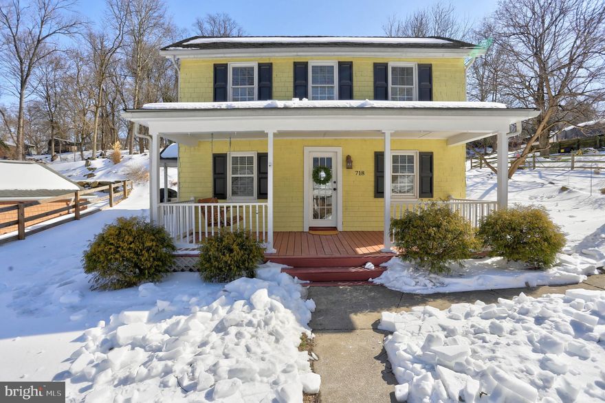 Charming 3-bedroom, 2.5-bath Colonial nestled in the heart of Oella, rich with history and ideally located between Historic Old Ellicott City and Catonsville. Set on a .37-acre lot, this home blends timeless character with thoughtful modern updates. Classic details include a beautiful clawfoot bathtub, evoking old-world charm. The home has been freshly painted throughout and features numerous updates, including a new A/C unit, kitchen countertops and sink, and an over-the-range microwave (2018). A new furnace was installed in 2019, followed by LVP flooring on the main level in 2022. Additional improvements include a new refrigerator and fencing in 2023, plus a new washer and dryer in 2025. Enjoy peace of mind with a PETSafe YardMax in-ground fence surrounding the entire property. A wonderful blend of historic charm, modern updates, and a prime location.