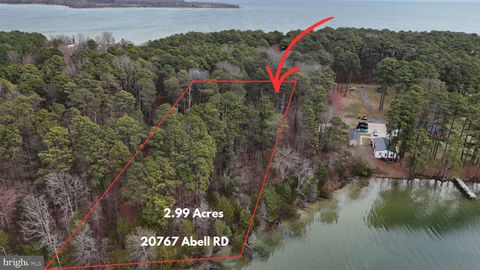 Vacant Land For Sale - 20767 Abell Road<br/> ABELL, MD 20606