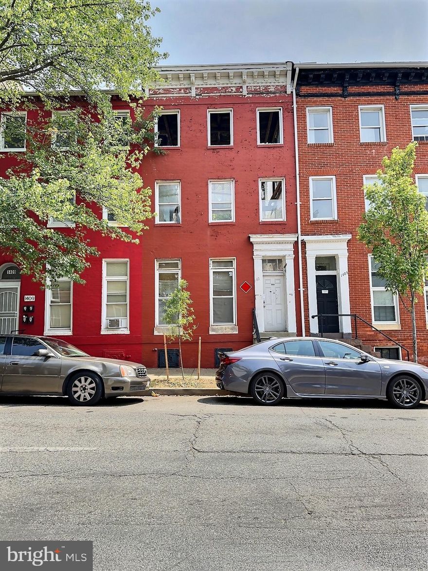 This shell property presents an excellent investment opportunity in Baltimore City, one of the fastest-growing real estate markets in the region.

Situated in a highly sought-after neighborhood of Marble Hill, this property offers convenient access to local amenities, schools, parks, and public transportation.

With its shell condition, this property provides a blank canvas for creative visionaries and developers to transform it into their dream project, whether it be a single-family home, or multi-unit rental property.

This property boasts unique architectural details and historic charm, providing an opportunity to restore and preserve a piece of Baltimore's rich history.

The property's location offers easy access to major employment centers, including downtown Baltimore and nearby business districts, making it an appealing option for professionals and commuters.

Residents of this property will enjoy proximity to Baltimore's vibrant cultural scene, including museums, theaters, restaurants, and entertainment venues, ensuring a fulfilling lifestyle for potential tenants or future homeowners.