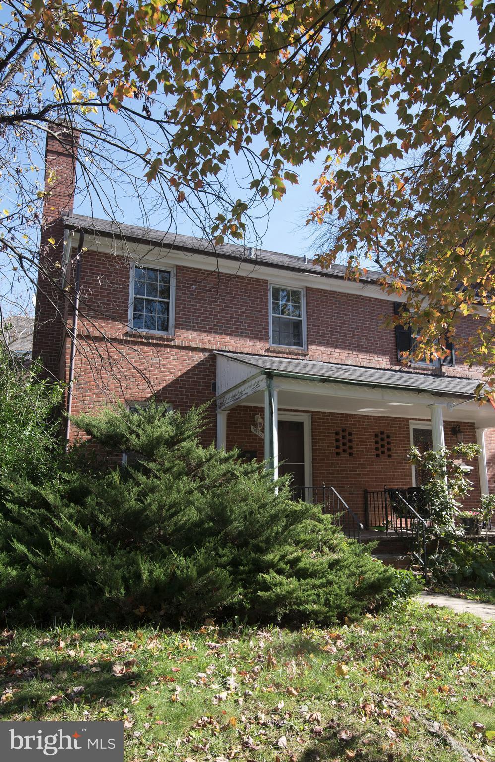 Estate Sale: Well Maintained Semi-Detached Home in the Desirable Neighborhood "Homeland" in Baltimore City. 4 BR, 1.5 BA. Approx.1,554 SF of living area including the lower level. It sits on a corner lot. Attic can be used as a 4th bedroom. Features include wood floors, central AC, new slate roof in 2007 and much more!