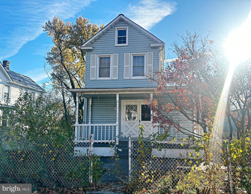 Don't miss this wonderful opportunity to own this porchfront detached home in the neighborhood of Morrell Park. Upon entry, you will be welcomed with a large living room with laminated flooring , a separate dining room with wood ceiling & ceramic tile floors, and an updated kitchen with oak cabinets and SS appliances. The upper level  features three spacious bedrooms and a full bath. The partially finished lower level has a utility room, a full bath and additional rooms that can be finished off.  Relax and have outdoor  fun in the rear tiered deck overlooking the trees.