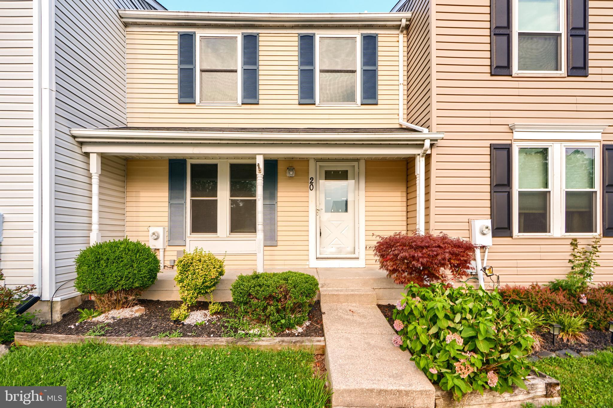 Welcome to 20 Burbage Court—this well-maintained three-bedroom, two-full-bath townhome in desirable Nottingham. The main level features luxury vinyl plank flooring throughout, with a fresh neutral paint color,.large living room and coat closet. To the rear of the home sits the kitchen with picture frame opening, full set of appliances, a deep single sink with pull-down faucet, ample cabinet storage, and a dedicated pantry. A sliding glass door leads to a freshly stained deck overlooking a fully fenced backyard with a lower-level patio and additional storage shed—ideal for entertaining or relaxing. Upstairs, you’ll find three bedrooms, all with generous closet space, and a shared full bath with recent updates and convenient linen closet. The fully finished basement includes a second full bath, fresh carpet, and a flexible layout that could serve as a guest suite or in-law area. This level also features its own cabinetry, mini-fridge, full laundry area, and utility room. 2020 HVAC. Ideal location with opportunity to join community pool, easy access to 43, 95 and White Marsh mall this home is turnkey with the perfect blend of upgrades and ability to add your personal touch to call it your own. Set up a showing today!