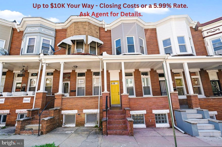 $10K SELLER CREDIT AVAILABLE — read to the end for full details. Welcome to 1619 Appleton St! This 4 bedroom, 3.5 bath townhome spares no expense and has been fully renovated from top to bottom. The moment you walk in you'll notice the attention to detail — from tray ceiling accents, premium updated flooring, and a bright open layout. The main level flows seamlessly into a stylish kitchen featuring soft-close cabinetry, sleek countertops, and stainless steel appliances. Right off the kitchen you can access your rear deck and private fenced-in backyard. Upstairs, the primary suite offers a light-filled retreat with a beautifully updated en-suite bathroom featuring modern finishes and a designer tile shower with a custom accent strip. Two additional bedrooms are well-sized and share an updated hallway bath, creating a comfortable upper level layout. The fully finished basement adds even more versatility with an additional bedroom and full bath, along with walkout access to the rear — making it ideal for guests, in-law space, or additional flex space. Seller is offering up to $10,000 in closing cost assistance. Buyers may apply these funds toward closing costs or work with our preferred lender to access a reduced interest rate as low as 5.99%!!! 1619 Appleton is ready to serve as your next home. Reach out to schedule your private tour today!