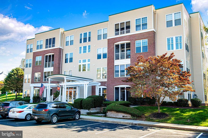 Sparkling 3rd floor Condo in elevator building in Green Haven Condominium Community with secured entrance. This is one of the larger units. It is pristine, clean and has 2 bedrooms, 2 full baths along with an open floor plan with a kitchen that opens to the family room. Lightly lived in, neutral colors, custom oak cabinetry with 42" cabinets and an island in the kitchen plus a breakfast area. Dining room sliders lead to screened in balcony. Primary bedroom has two closets, one is a walk in. Primary bath has a walk in ceramic tile shower with a full sized seat.  Second bedroom is on the other side of the unit near the hallway bath and laundry room. Community Association includes a club house with exercise room, pool and tennis courts. New gas hot water heater installed in 2017. New Aqua Therm highly efficient HVAC system installed in 2018.  Estate sale.