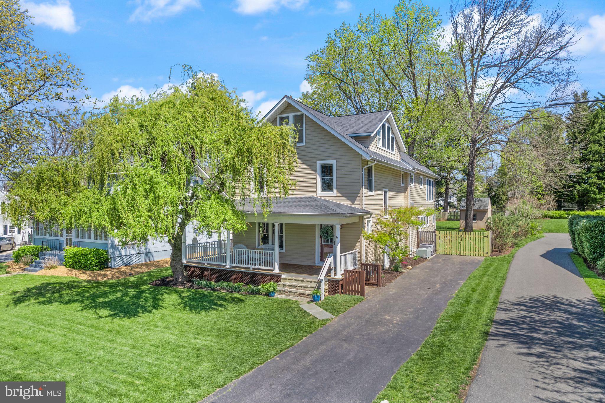 Love historic homes but want modern conveniences? This is the one!
Originally built in 1900, this beautifully updated 3,807 sq ft home blends timeless charm with today’s comforts all just minutes from downtown Purcellville and with no HOA. Situated on a quiet, landscaped lot, enjoy easy access to local favorites like the Purcellville Library, Fireman’s Field (home of the Purcellville Cannons), Franklin Park Pool, and Gruto’s Ice Cream.
A welcoming wrap-around front porch sets the tone, perfect for morning coffee or winding down at sunset. Inside, refinished hardwood floors (March 2025) flow through a thoughtfully updated interior that honors the home’s historic character while offering functionality and style.
What was likely the original parlor now serves as a spacious main-level office with plush new carpet and custom built-ins, ideal for working from home, or easily converted into a living room, playroom, or even a main-level bedroom, with a full bathroom (step-in shower) also on this floor.
At the heart of the home is a chef’s kitchen featuring a six-burner Viking range, double wall ovens with warming drawer, two sinks, premium stainless appliances, and a brand-new refrigerator (March 2025). The oversized granite island seats five, and the adjacent dining area easily fits a 10-person table perfect for hosting.
The kitchen flows into a sunlit family room with a gas fireplace and custom wet bar with glass-front cabinetry, wine fridge, and ice maker. Floor-to-ceiling windows overlook the private, fully fenced backyard with stone patio, perfect for enjoying dinners, gardening, a swing-set or relaxing under the beautiful maple trees. A quaint shed adds convenient storage.
Additional main floor highlights include a mudroom with laundry, and access to a finished lower-level bonus space (approx. 391 sq ft not in tax record) with a half bath ideal for a gym, fifth bedroom, studio, or playroom, plus an additional 174 sq ft storage area. A 294 sq ft original cellar offers even more potential.
Upstairs, the primary suite features floor-to-ceiling windows, a skylight for viewing the night sky, dual-sided walk-in closet, and a luxurious en-suite bath with jetted tub and spa shower with body sprays. Three additional bedrooms share a hall bath with jetted tub/shower combo and a built-in Murphy ironing board. The finished attic (336 sq ft), accessed from the fourth bedroom, includes new carpet, built-ins, and charming views perfect for a quiet retreat, reading nook, a second family room or playroom.
Major updates: Roof and A/C (2022), siding (2020), water heater (2023).
With 5 bedrooms, 3.5 bathrooms, and unmatched access to downtown amenities, this home offers incredible value, comfort, and character.
**Commuter-friendly, too!** Loudoun County Transit offers weekday bus service from nearby Hamilton to Washington, D.C., including stops at the Pentagon, Rosslyn, Crystal City, and downtown D.C.