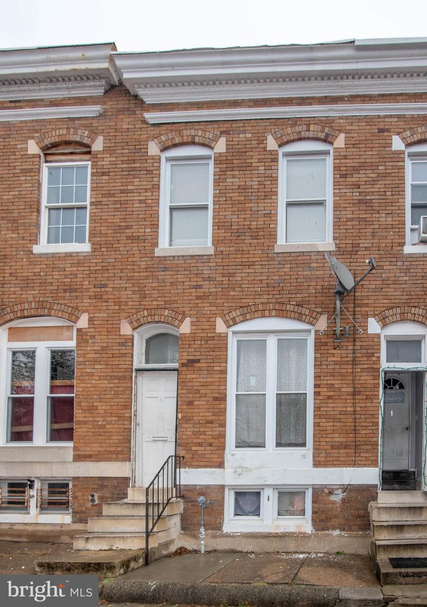 List price to be opening bid. Online Auction Only! Bidding begins Saturday, January 7th & ends Thursday, January 12, 2023 at 1:00pm. Recently updated brick townhouse in the "Lexington" Neighborhood of Baltimore City with 3 bedrooms and 1 full bath. The main level includes a living room, dining room, kitchen and laundry area.  The upper level includes 3 bedroom and 1 full bath.  The lower level is unfinished with plenty of storage area and the mechanical systems.  The backyard is fenced-in with a concrete patio.  The townhouse is not occupied and would be ideal for a homeowner or as a rental. Per the seller: • The property has an occupancy permit • New stainless steel kitchen appliances • New Carrier furnace • Modern water heater  • Freshly painted • New bathroom and flooring • New cabinets and counter-tops • New aluminum roof • Updated water and gas pipes • Carpet upstairs in 2 bedrooms
• New washer and dryer Other Features: • New SS kitchen appliances include a refrigerator, microwave, oven and dishwasher.   • Laminated wood floors in the kitchen, living room & dining room • Sump pump
• Laundry area in the kitchen Location: Located in West Baltimore approx. 2 1/2 miles from Oriole Park at Camden Yards & M&T Bank Stadium; and near downtown Baltimore, and Carroll Park & Golf Course. Close-by there is shopping, restaurants, bars, parks, and more.  You are near major roadways that lead to the BWI Parkway, I95, Route 1 & Route 40. Check it out!