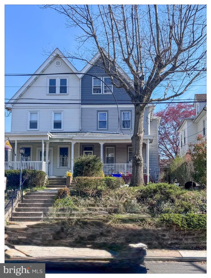 Opportunity knocks in one of Jenkintown’s most desirable neighborhoods. This property offers exceptional potential for investors, contractors, or buyers looking to take on a full renovation project. Surrounded by well‑maintained homes that regularly sell between $400,000–$500,000, this is a rare chance to create value in a high‑demand area.

The home requires a comprehensive rehab and will be conveyed as‑is, with some personal items likely remaining. However, several key improvements have already been completed, including newer siding, roof, windows, and a main bathroom updated within the last few years. Beyond these updates, the property presents a blank canvas for a full redesign, expansion, or modernization.
Situated on a nice, usable yard, the lot provides room for outdoor living, gardening, or future enhancements. The location offers the best of Jenkintown—tree‑lined streets, walkable conveniences, and access to top‑rated schools, parks, shopping, and major commuter routes.
Whether you’re looking to renovate and resell, build long‑term equity, or customize a home to your exact vision, 218 Hillside Ave delivers the setting and the upside to make it worthwhile.
Property is being sold in as‑is condition. Buyer responsible for any township requirements and all purchase contracts must be the standard PA state forms for consideration.
Tax Appeal Opportunity: A real estate tax attorney has completed a thorough assessment of the property and concluded that annual real estate taxes may be reduced by approximately $3,662. A formal appeal is prepared and ready for submission on behalf of the incoming owner.