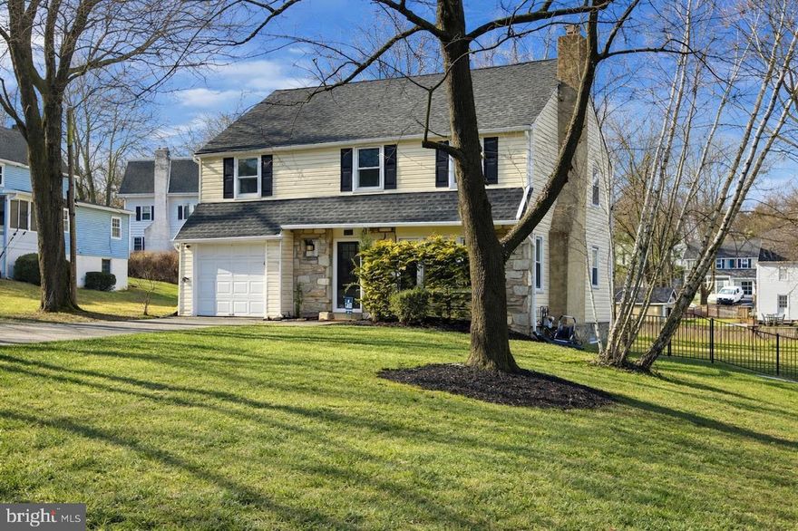 Ready for new owners! Charming 3-bedroom, 2-bath home in Huntington Valley with wood floors throughout and an open floor plan ideal for family living. The first floor features a spacious family room with a cozy wood-burning fireplace that flows to the dining area and upgraded kitchen. The kitchen offers abundant counter and cabinet space, counter seating, a wet bar (perfect as a gourmet coffee bar), and direct access to the finished basement, a full bath, and a large rear deck — excellent for entertaining or supervising kids in the fenced yard. Upstairs are three generous bedrooms and a full bath; both the primary and second bedroom include large walk-in closets. The finished basement provides bonus living/rec room space and houses the washer/dryer, a new hot water heater (2025), and updated HVAC (2020). Exterior highlights include 3–4 car parking with turn-around capability and a large fenced backyard with play set. Open houses Saturday & Sunday, 12–2 PM.  If attending the Open House, please park on one of the nearby side streets in order to prevent traffic issues.