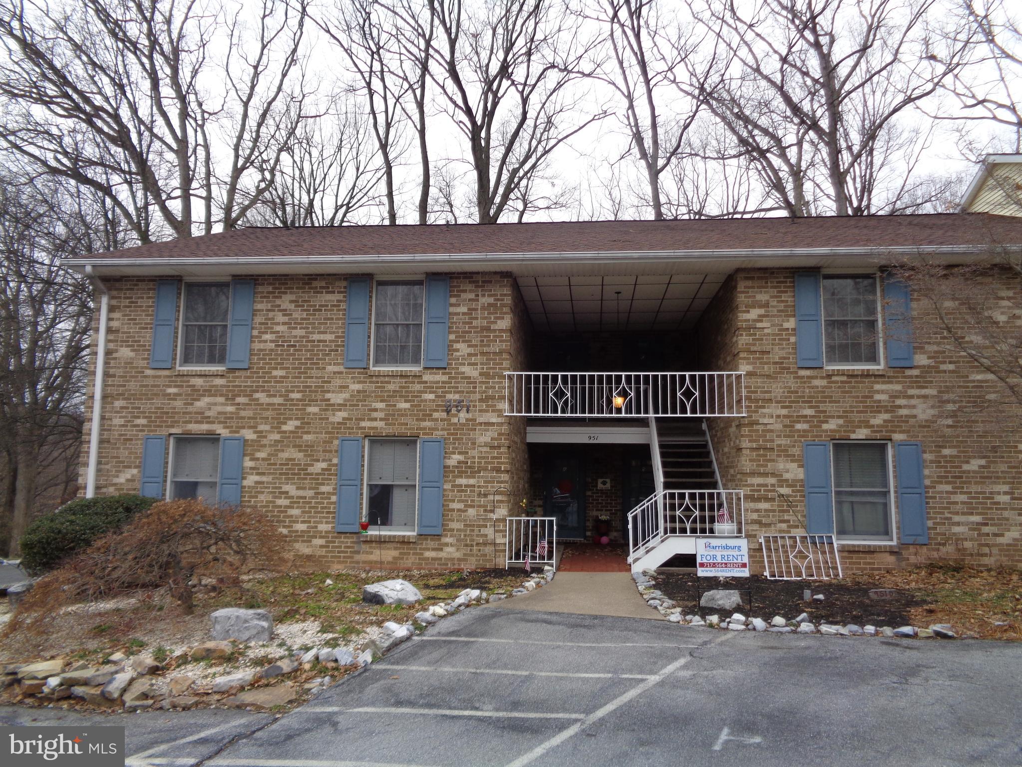 This 2BR, 1.5 Bath condo is located in the Hershey School District and only minutes from Hershey Medical Center and downtown Hershey. When you enter this home you find the foyer, which leads to the dinning/living room combo or kitchen. This condo also has a spacious sun room outside the sliding glass doors. with appliances including stove, refrigerator, and dishwasher. o a large sun porch through a pair of sliding glass doors. Past the living room, you have the half bath, privacy door, full bath and they 2 bedrooms. The exterior features your shared yard and off street parking. Electric hot water heater, cooking, and central air. Gas heating. Occupant will be responsible for electric, gas, water, and sewer. Included are trash, a stack-able washer/dryer, stove, refrigerator, dishwasher, microwave, lawn care, and snow removal. No pets. This condo does not participate with Section 8.
