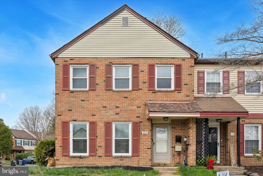 This move-in ready end unit townhouse in Tareyton Estates is waiting for its new owners! Featuring 3 bedrooms, 2.5 bathrooms, a corner lot with generous side and back yards, and a welcoming and open layout, you’re going to love the space that this home offers. On the first floor you’ll find a powder room and coat closet at the front entrance which leads into an oversized living room, which can be used as a multi purpose room and double up as an additional dining space or as a spot to have a home office space. The eat-in kitchen has granite countertops, stainless steel appliances, and a sliding door out to a deck and to the back yard area, where you’ll have a great space to entertain or relax on warm spring and summer nights, and the dining area is large enough to have a full formal dining room set. Upstairs you’ll find three very nice size bedrooms, each with ample closet space. There is a hall bathroom as well as a laundry closet and the main bedroom has a walk-in closet and freshly renovated bathroom. Other major improvements include vinyl windows throughout, newer heating and air conditioning system and water heater, newer flooring and carpeting throughout. There are no HOA fees, and you’ll be located just around the corner from the Flowers Mill Shopping Center, a short commute to Langhorne Borough, Route 1 and in turn the PA Turnpike, I-95 and I-295. Come visit 100 Andover Drive and find your way home!