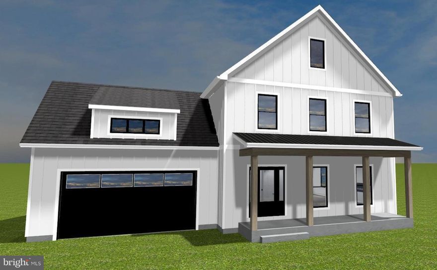 TO BE BUILT.  Brand New Construction. NO School Excise Tax!  Floor Plans to be uploaded soon.  Plans to break ground Jan/Feb 2026 with a projected completion date of June/Aug 2026 or sooner.

Front of the home will showcase Board & Batten vinyl siding, black framed Double-Hung, Low-E windows, a 6x24' covered front porch with black metal roofing.  Rear and sides of the home with Vinyl Lap Siding and 6x8' patio.  30 Year Architectural Shingle Roof.  

Interior of the home will include Luxury Vinyl Plank on the entire main level which includes 9ft ceilings, foyer with coat closet, an expansive eat-in gourmet kitchen with high quality cabinetry, SS appliances, upgraded countertops, center island and designated pantry, dining area, nearby living room, laundry room, half bath and access to the 2 car garage. 

The second level includes a spacious Primary Bedroom with Tray Ceiling and Ensuite that includes LVP flooring, dual vanities, a walk-in shower with tile surround, plus a walk-in closet.  Two additional bedrooms and a second full bath with LVP flooring, tub/shower combo and custom tile surround.

Builder warranties include: 10 Year Structural Warranty, 2 Year Manufacturer Warranty