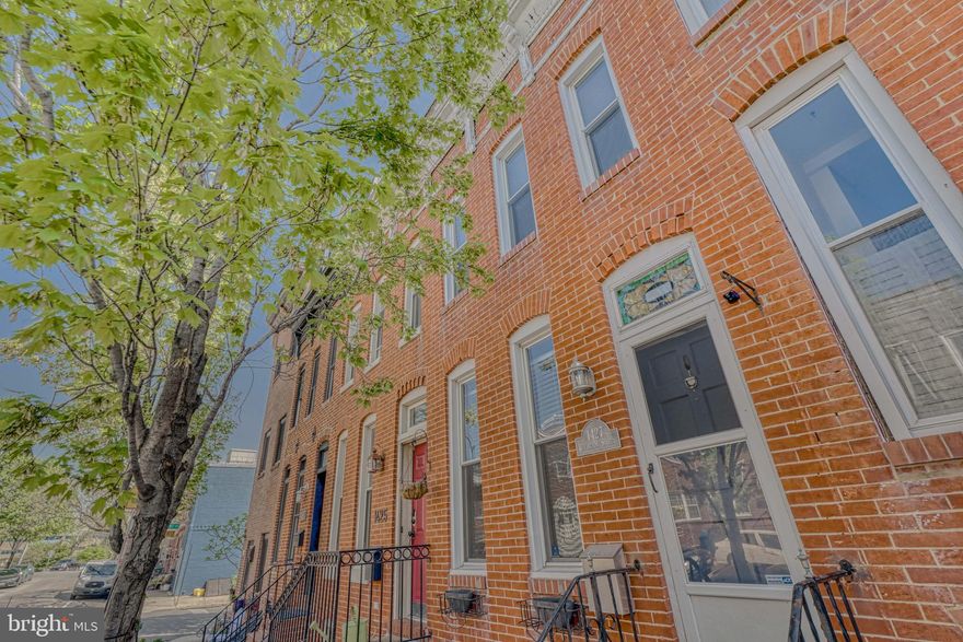 Move right into this lovely 2 bedroom, 1 full bath renovated rowhome. This home features wood floors, exposed brick, exposed beams, living room and dining room combo leading into a good sized kitchen with tiled floors. Walk out from kitchen to rear deck and patio oasis. 2nd floor boasts 2 good sized bedrooms, front bedroom has custom closets and 1 large full bath with jacuzzi tub and skylight. Full unfinished basement. Great location, close to everything. Make this your NEW HOME now and start living the CITY LIFE!