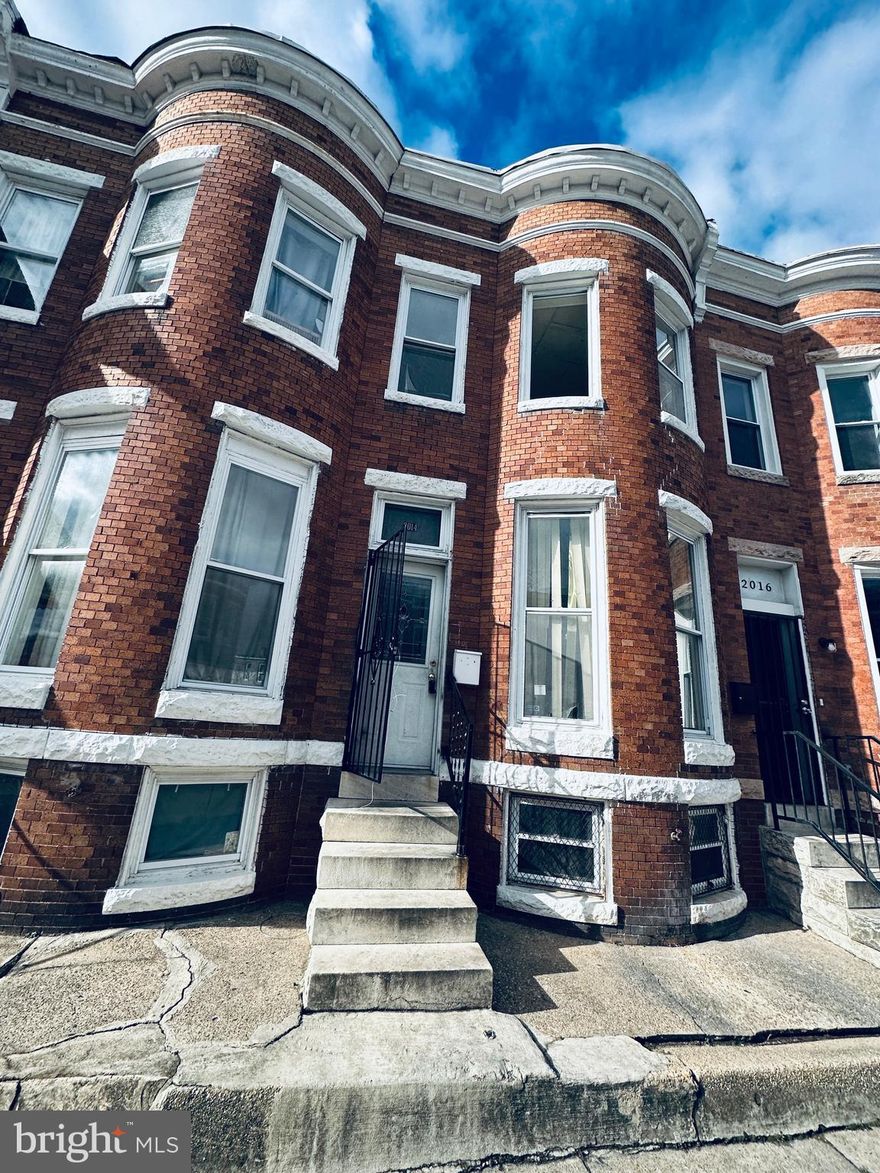 Wonderful opportunity to own this solid brick townhome in the neighborhood of Mondawmin. Home features an open floor plan, formal living room and dining room, an eat-in kitchen, three spacious bedrooms with built-in closet and a full bath with soaking tub. Use the full basement as added storage or finish off for more living space. Home conveniently close to Coppin State University, Druid Park, Druid Lake and Mondawmin Shopping Mall.