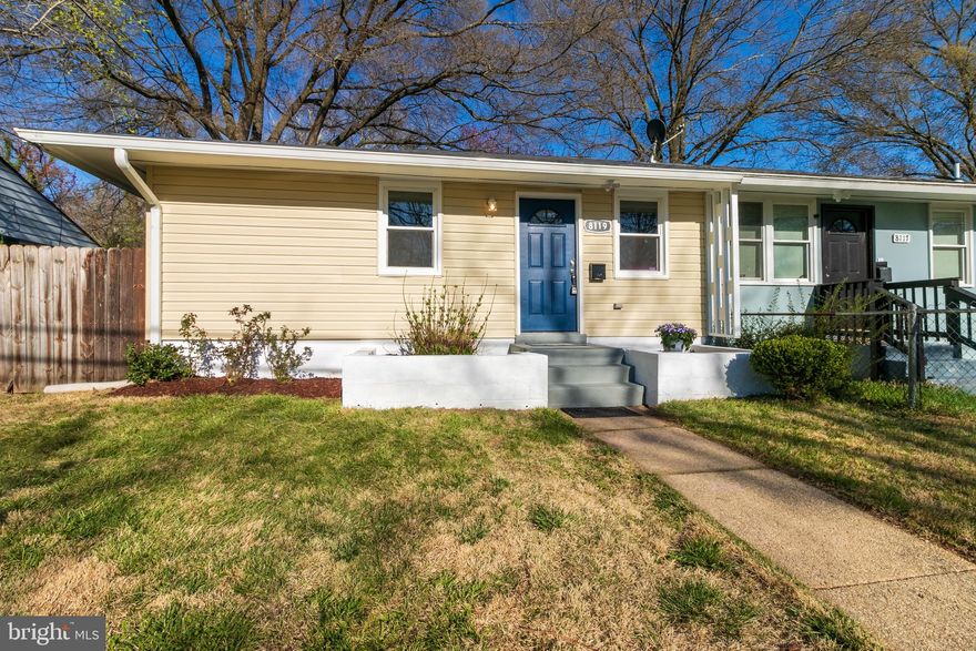 Must be financially solid....This duplex rancher style home has everything you need.  New roof, new stove, microwave, dishwasher, hot water tank, new carpet, LVL floors in the bathrooms and kitchen, freshly painted, new light fixtures, new tiled shower in the basement, new vanities, outside painted and much more!!!  Huge fenced backyard which is great for entertaining and athletics.  The location is convenient to DC, 495, 50, 295, Northern VA and Baltimore.  Come take a look for yourself because this one will not last long.