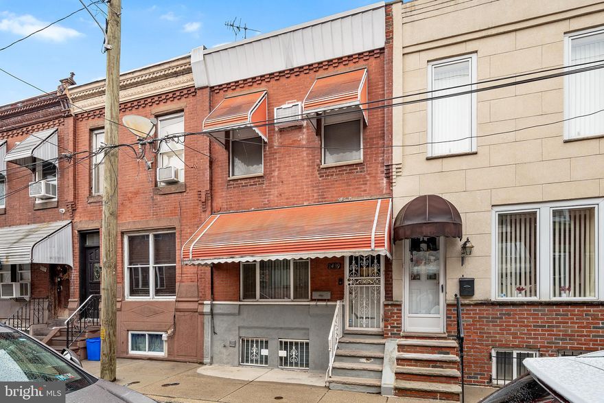 Welcome to this charming 2-bedroom, 1-bathroom home offering a bright and open living space in a great South Philly location. The open-concept first floor creates a seamless flow between the living, dining, and kitchen areas, making it perfect for entertaining or everyday living. Upstairs, you’ll find two comfortable bedrooms with ample closet space, ideal for restful nights or a home office setup. The newly renovated bathroom has been thoughtfully updated with modern finishes, a stylish vanity, and a beautifully tiled throughout, providing a fresh and contemporary feel. Step outside to a private patio that offers the potential for an outdoor oasis with a little creativity. Whether you're looking to relax, garden, or entertain, this space has plenty of possibilities. Located on a quiet residential block, this home is close to public transportation, local restaurants, and all the conveniences the city has to offer. With its inviting layout and well-maintained condition, this is a fantastic opportunity for first-time buyers or anyone looking to add their personal touch to a home. Schedule your showing today!