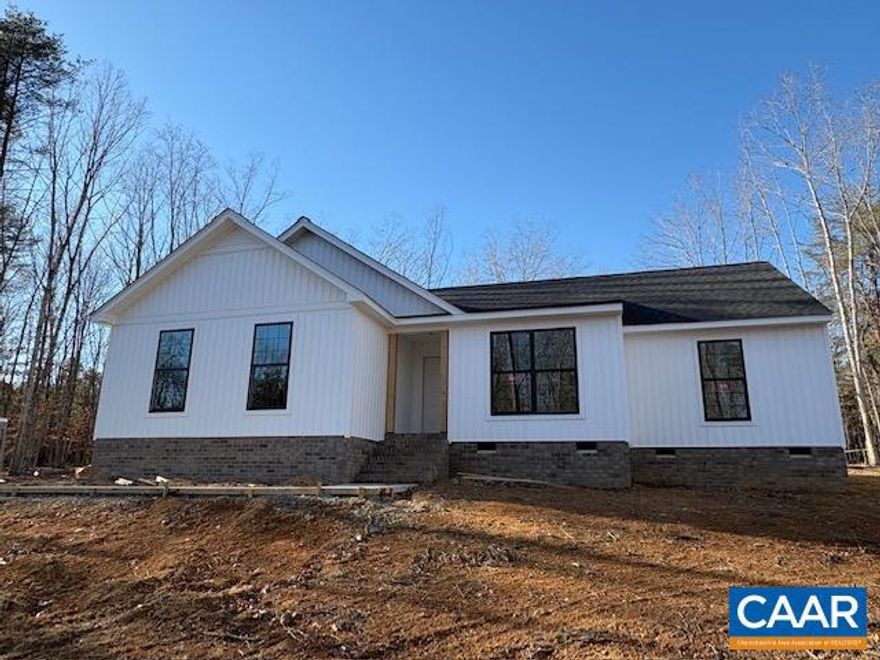 The Single Story Fenwick is just the right size! Completion is anticipated early 2026 @ Shenandoah Crossing! Features include Attached Garage, 3 BR, 2 Baths, open GR-K-DR layout. Exterior w/ Upgraded Vinyl Board & Batten Accents, Black Windows w/ Wide Trim on front, Black Gutters, Craftsman Style Front Door, and 12' x16' Deck. Added Interior options include Window Trim, Laminate Floors, 36" Kitchen Wall Cabinets, Granite Countertops, Island w/ Overhang & Pendant Lights, Stainless Appliances, Primary Suite w/ Tray Ceiling & Paddle Fan, Ceramic Tile Shower & Transom Window, Double Vanity, Pull Down Attic Access. Finished home photos are a similar completed Fenwick that may include options not planned for this property. Contact Agent for details!