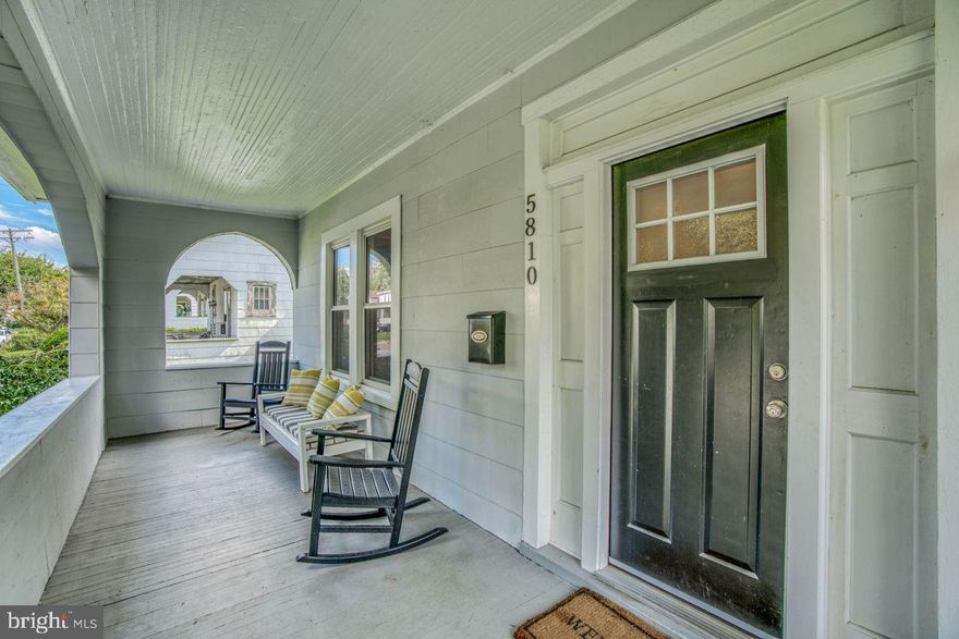 Welcome to 5810 Clover Road in the subdivision of Glen.  This home invites you with its craftsman facade and charming front porch.  Open the front door to an exquisite staircase and an open and inviting floor plan.  Hardwoods and designer touches are abundant throughout this tastefully designed home.  The living and dining rooms glisten with natural light and offer plenty of room to entertain your guests.  The kitchen is open to the dining room and features upgraded cabinetry, granite countertops, and stainless steel appliances.   Laundry is conveniently located on the main level.  The main level also features a large bedroom that can be used as an office, as well as a full bath.  Walk upstairs on fine high-grade carpet to the primary bedroom with its private bath as well as two additional spacious bedrooms and another full bathroom.  The basement is unfinished and can be used as storage or finished to suit your needs.  The outdoor space offers a patio area, large yard, and double parking pad.   This home has an amazing solar energy plan already in place which easily conveys to the new buyer.   Excluded items:  fixtures in the dining room and nursery.  OFFERS WILL BE REVIEWED TUESDAY, SEPTEMBER 8TH AT 6 PM.