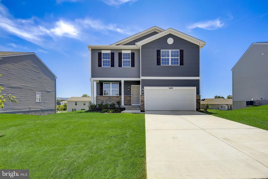 New Construction – May  Delivery -  This charming home site backs to the trees with Amazing Views!! 
Ridgely’s Reserve is Harford County’s most sought after premier single-family community. Ridgley’s Reserve sits high over peaceful Harford County and provides breathtaking views of the tree lined community. Once inside the spacious, airy, greenery filled neighborhood its immediately evident that the developer put a lot of thought into the details. The Brick monuments, beautiful landscaping, large lots, playground, widened streets, pocket parks, walking trails, extra parking and more all come together to provide the community members a quiet, comfortable place to call home.
The Eastover floor plan by D.R.Horton is a one of our most popular three-story, finished basement,  floor plans. Sitting at 2479 square feet, it features a large two car garage, sun-drenched front porch, 4 spacious bedrooms, plus 2 and a half baths. Upon entering the home form the front door, you will be greeted with a flex space that would be a perfect office, sitting room, playroom or anything that fits your needs. The Eastover has a charming kitchen with a 5-foot stone island, perfect for entertaining. The home includes all the stainless-steel appliances , granite countertops, expansive walk-in pantry and plenty of cabinets and countertop space ready for entertaining family & friends. The kitchen flows effortlessly into the great room where you can enjoy your morning coffee in the cozy sunlight room. The stairs are politely tucked in to the middle of the house and offer a wide staircase that makes moving up and down simple. The owner’s suite is expansive and has large windows that allow for a bright warm space with tons of natural light, the room features a large walk -in closet, bathroom suite with elevated double vanities, granite countertops, private water closet and a classic tile shower. In addition, the second floor offers the conveniently located laundry room with a huge storage area that makes for an amazing organizational space! In addition, the upstairs has three spacious bedrooms that share a full bathroom. Continue the party in the finished lower-level Rec Room which will surely impress your guests. The finished basement has additional space that could be finished in the future to make a fifth bedroom and full bathroom suite. Every Eastover home includes D.R. Horton's Home is Connected® package, an industry leading security smart home product that keeps homeowners connected with the people and place they value the most. The technology allows homeowners to monitor and control their home from the couch or across the globe. You will also enjoy the community walking trail, gazebo, park benches, tot lot and much more… Come see why Ridgely's reserve is the place to be!