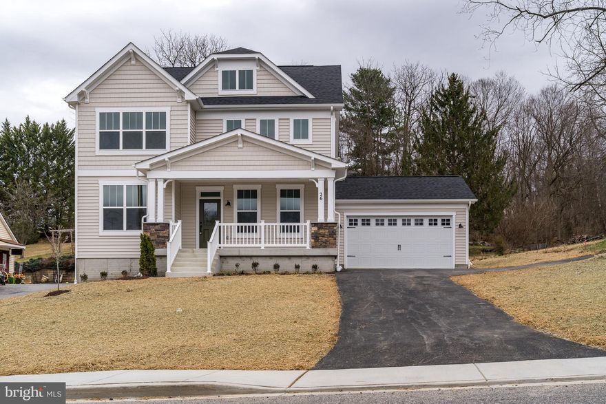 Stunning new construction by Rachuba Homes in the heart of historic downtown Middletown. This is a rare opportunity to enjoy walkable small-town living in a brand new, move-in ready home, with no HOA!

Situated on nearly half an acre, this thoughtfully designed 4 bedroom, 2.5 bath residence offers comfortable, practical living with an open layout ideal for everyday life and entertaining. The kitchen features stainless steel appliances, quality cabinetry, premium countertops, and a stylish backsplash. The main level includes 7-inch luxury plank flooring, black hardware accents, and a welcoming covered front porch.

Upstairs, the spacious owner’s suite includes a walk-in closet and a private bath with a 6x7 shower and dual sinks. Three additional bedrooms, a full bath, and a conveniently located upper-level laundry complete the second floor.

The finished lower level provides a large recreation space for additional living or entertaining, plus a rough-in for a full bath and space for a fifth bedroom with egress already in place.

Located just steps from Middletown’s shops, restaurants, parks, and community events, and within the highly regarded Middletown school district, this home offers the convenience of an established downtown setting with the efficiency and peace of mind of new construction.