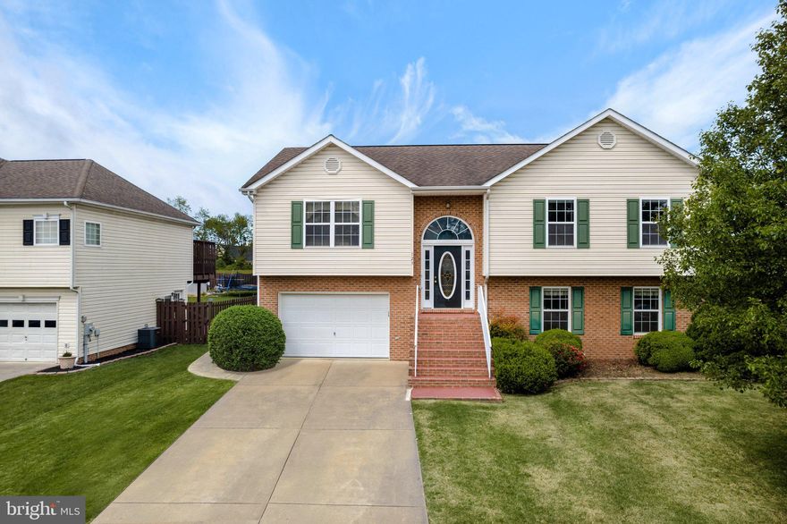 HIGHEST AND BEST OFFERS DUE BY 6pm 5/2 *** Home is tenant occupied, no showings before 11 am and requires 2-hour notice to show. ***
Welcome to 123 McClure Way, a charming 4-bedroom, 3-bathroom home with an updated HVAC system, situated in the desirable community of Red Fox Run, located in Winchester, VA. 

The main level has a spacious living room and dining space with hardwood floors.  The kitchen features a large kitchen island and new stainless refrigerator.  Upstairs, you'll find a primary suite with a walk-in closet, and full bathroom.  Two additional bedrooms and a full bathroom complete the second floor. 
The finished basement offers a large recreational space with gas fireplace, bedroom and a full bathroom and laundry. 
Outside, the backyard is fully fenced and features a large deck, perfect for hosting summer barbecues or enjoying a morning cup of coffee. The property also includes a two-car garage and driveway for ample parking.
Located in the highly sought-after neighborhood of Red Fox Run, this home is just minutes away from shopping, dining, and entertainment options. Don't miss out schedule your showing today!