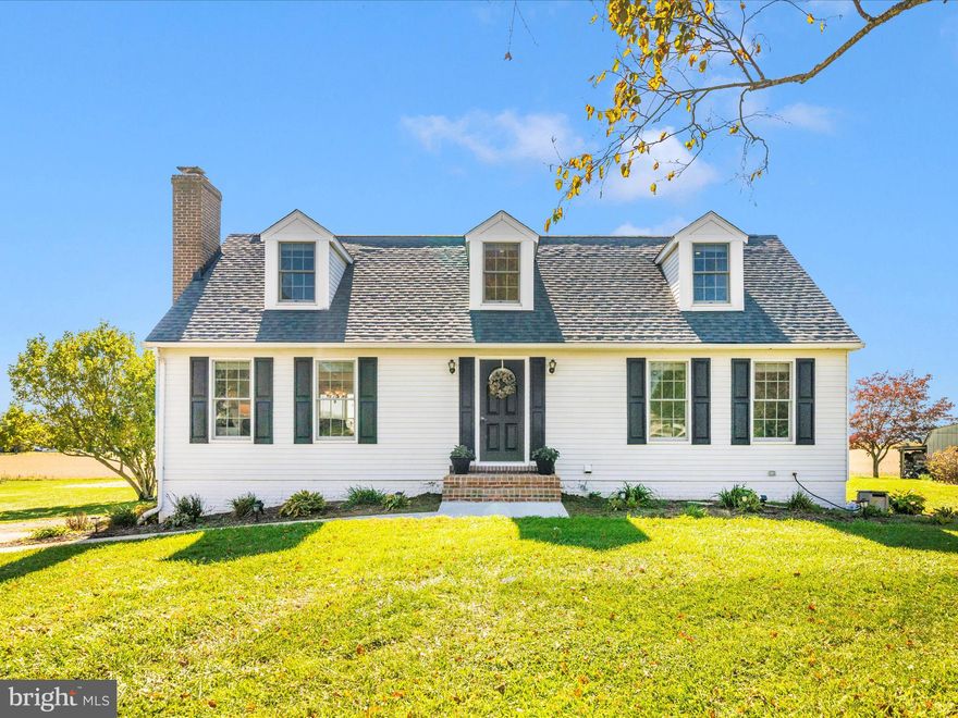Welcome Home to Peace, Privacy & Pastoral Views!  Tucked away on a cul-de-sac and set on 1.31 beautifully landscaped acres, this warm and inviting Cape Cod offers the perfect blend of charm, comfort, and country serenity. With sweeping views of surrounding farmland, a peach tree, blue berry bushes, and an asparagus patch, this home is your personal retreat from the everyday hustle and bustle.  Step inside to discover fresh paint throughout most of the home, new flooring in many areas, and abundant natural light streaming through newer windows (installed just 5 years ago). A newer roof (approx. 3 years old) adds even more value and peace of mind. The main level is designed for easy living, featuring a sought-after first-floor owner’s suite and convenient main-level laundry. An additional bedroom and full bath on this level are ideal for guests, in-laws, or a home office.  The cozy living room welcomes you with its pellet stove insert, elegant mantel, crown molding, and ceiling fan—creating the perfect spot to relax and unwind. The kitchen boasts a picture window overlooking the peaceful backyard and farmland, and opens to a light-filled dining area with sliding glass doors leading to the spacious deck. Whether you're enjoying morning coffee or hosting dinner under the stars, this space is made for memory-making.  Upstairs, two generously sized bedrooms and a full bath offer flexibility for family, guests, or extra workspace.  The finished lower level adds even more living space, featuring a large family room with a wood stove and walk-up access to the backyard with Amish shed with plenty of wood. A dedicated workshop, utility room, water treatment systems, and a radon remediation system ensure both function and peace of mind.  Outside, take in the sights and sounds of nature from your private deck or explore your expansive backyard with room to garden, play, or simply breathe.  Located just minutes from downtown Frederick and near the Montgomery County line, this home offers the perfect mix of rural tranquility and urban convenience. Enjoy peaceful living with easy access to shopping, dining, and commuter routes.  Don’t miss the opportunity to own this slice of countryside paradise. Come fall in love—and love where you live.