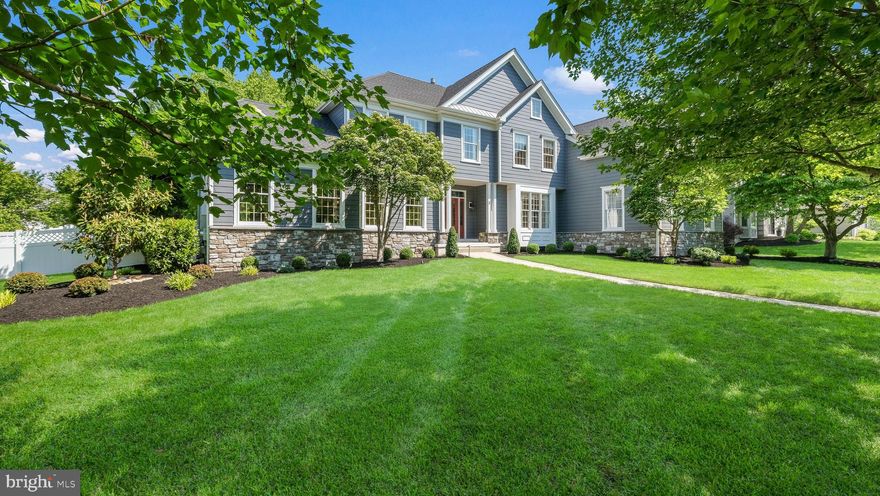 Professional Photos coming!! Just in time for summer, don't miss this stunning new listing in the highly sought after community of Eagle Glenn.  Located just 1.5 miles from Newtown Borough. This stunning 5 bedroom, 3 full bath & 2 half bath, Orleans Classic Cantwell model is nestled on a beautiful .58 professionally landscaped lot with a stately side entry 3 car garage overlooking open space.  Accompanying this beautiful home is an incredible backyard oasis including a stunning in-ground swimming pool.  This home is truly turn-key & exudes elegance with thoughtful custom amenities throughout. An elegant center hall staircase overlooks the two-story see thru foyer. Hardwood floors grace the main level except for the tiled conservatory, family room & mudroom.  The sun lit family room boasts a designer gas fireplace with custom crafted wood mantle including marble surround and hearth. There is a main floor study/library with a private rear yard view & a stately lead glass transom over the French doors. The newly remodeled gourmet kitchen has top of the line Wolf/Bosch/Sub Zero/KitchenAid  appliances,  center island with seating, large built-in pantry, double ovens(both convection), granite counter tops, ceramic tile back-splash, vented 42” range top with stainless hood  & under mount lighting all bordering a spacious 10 X 12 morning/breakfast room with a tasteful beamed ceiling. The wet bar/pantry area is positioned between the kitchen & dining room with stainless sink, granite top, cabinetry & beverage fridge. The formal dining & living rooms are accented with detailed custom cabinetry, trim including crown & neck molding, chair rails, shadow box molding all accented with gleaming hardwood floors. This home features a 22' X 13' conservatory addition offering an extra gathering area boasting a tasteful ceramic tile floor, vaulted ceiling and a 2 sided gas fireplace shared with the living room. Upstairs, a luxurious main bedroom suite including a sitting room, 2 spacious walk-in closets & a newly remodeled main bath with a separate free standing tub, double sinks, marble tops, free standing shower are all complemented by 4 more spacious bedrooms & hall bath, one bedroom with private access to another full bath. A second staircase provides added flexibility for everyday living. There is 4,330 sq ft of above grade living with an additional 1770 sq ft of finished lower level. The finished lower level offers separate areas for a gym, media room &  game/play room, there are endless possibilities for this finished space.  The exterior was renovated in 2021 including the installation of all new Hardie board plank siding & stone…. Newtown Township is one of Bucks’ County’s finest and most convenient municipalities. Truly just minutes from any convenience you might need. Award Winning Council Rock Schools, Council Rock High School North. Close to PA Turnpike, Route 1, & Route I-95 grants commuters easy access to the commercial and business centers of Philadelphia, Princeton, Trenton, & even New York City. Enjoy the benefits of neighborhood living but with an ultimate backyard retreat including a secluded patio area, Azek board deck, privacy landscaping & a tranquil garden pool area. Upgrades/improvements: recessed lighting throughout, 9’ ceilings, 2 zone heating, & central air, & security system with cameras, & much more!  Don't miss this incredible property! See seller disclosure & addendum for a full list of upgrades and improvements.