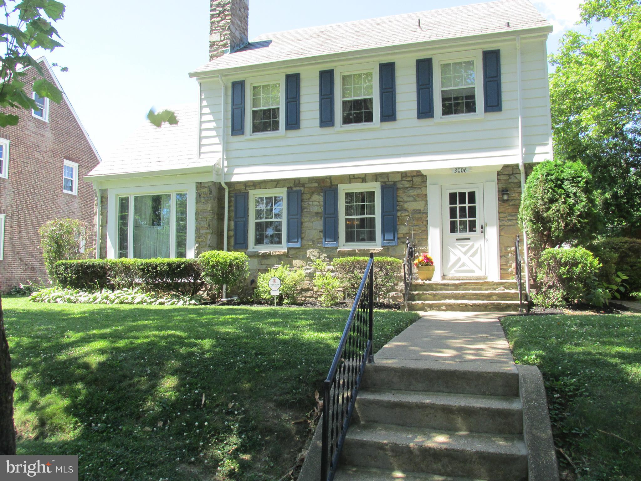 Lovely Stone home in Old Dundalk with a Garage. This home is equipped with a Chair lift to second floor and a walk-in tub. Some fresh paint throughout. Gleaming refinished Living room and Dinning room floors. Den/office off Living room could be a 4th bedroom. Basement has just been waterproofed and is unfinished. Washer, Dryer and Freezer in basement convey. There is a flush in the basement and rough-in, could be a 3rd bathroom. 3 bedrooms upstairs. Master BR has master bath. This home has a Jennair range, granite counters and wood cabinetry. Warranty included. Call CSS for appointments. There is an ALARM. call CSS