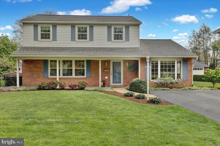 Immaculately Kept, Brick Wyo Hills Two-Story     

Sitting on a quiet street directly across from Wyo Hills park space, this two-story is set up perfectly for everyday family life. With brick on four sides, a long covered front porch, and thoughtful landscaping, it delivers classic curb appeal that only gets better as you step inside.  

The tile foyer makes a warm welcome before leading you to the living room, brightened by large front windows and neutral carpeting that flows through an oversized doorway to the formal dining room, enhanced by chair rail molding. Newer windows throughout and split A/C units on both levels promise comfortable living and efficiency.  

The kitchen keeps daily life organized and full of flavor with Corian countertops, double-bowl sink, electric cooking, GE Profile wall oven and built-in microwave, dishwasher, and pantry. Space for a table makes this a true eat-in kitchen, while crown and chair rail molding add character touches, and a back door leads directly to the covered rear porch and patio, so it’s easy to move from meal prep to outdoor dining.  

A convenient powder room nearby features tile flooring, Corian-topped vanity, and custom Schubert cabinetry — one of several places in the home where you’ll find these built-in, custom pieces. Also on the main level is a tiled laundry/mudroom with built-in cabinets, a wash basin sink, and a pocket door to keep things tidy.  

Off the kitchen, a carpeted family room with crown molding, ceiling fan, recessed lighting, and an awesome Anderson® bay window becomes the natural hangout spot, offering comfort with tons of natural light.  

Upstairs, hardwood flooring lies under the bedroom carpets, and the hall bath serves the second floor with tile flooring, two separate vanities with Corian top, tub/shower combo with glass door, and more Schubert cabinetry for storage.  

The Master bedroom enjoys carpet, multiple windows, a ceiling fan, two closets, and direct access to the hall bath, while bedrooms two and three also feature carpet, ceiling fans, and good closet space — one with a particularly large closet. Hunter Douglas shades on most windows add a clean, finished touch and help control light and privacy.  

The covered back porch is cooled by a ceiling fan, with two different entry points from inside, making it the perfect place to enjoy the warmer seasons, while an oversized shed with electric, concrete floor, and windows provide versatile, four-season storage. The kids can enjoy the sprawling flat backyard or venture to the Wyo Hills elementary, playground or pool just a short sidewalk stroll away.