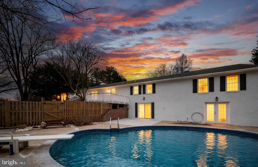 ESSENCE
Live authentically. Located in the coveted Falls Road Corridor, Hunt Valley South. Crisp white brick and black shutters set a clean, confident tone from the curb. Step inside and the renovation speaks for itself — warm hardwood floors carry you through bright, open rooms, kitchen into great room, and out onto an expansive deck above a sparkling pool. It all connects, naturally. Below, a finished recreation room opens generously — brick hearth, wet bar, and all the space a good gathering requires. Outside, the deck is made for lingering — grilling at dusk, chasing fireflies, watching the last light fade over the treetops. The art of uniting human and home. Cultivate your existence.

LOCAL FLAVOR AND PROVISIONS
John Brown Store, Graul's Market, and Wegmans. Favorite local dining at The Milton Inn, The Oregon Grill, The Butler Cabin, and The Filling Station. An exit north offers dining at Casa Mia’s, Manor Tavern, The Fill'Er-Up, The Yellow Barn, Woodfire Kitchen and The Creamery Connection. Tap into local breweries, such as Inverness Brewing, Farmacy Brewing and Big Truck Farm Brewery.

OUTINGS AND LEISURES
If you love the outdoors, Oregon Ridge Park is perfect for hiking and picnics. Plus, the park provides a beautiful fishing lake. The park also hosts events and concerts during the summer. Loch Raven Reservoir offers scenic beauty and water activities. Explore the NCR Trail. A 21-mile flat, crushed-stone trail open to hikers, bikers, and horses, it runs along the scenic Gunpowder Falls river. Minutes to Prettyboy Reservoir. This area is open to hiking, rowing, or paddle boating, bird watching, horseback riding and nature photography year-round, and for archery hunting during a regulated season. Go tubing on the Gunpowder River. Enjoy Ladew Topiary Gardens... these gardens are 22 acres of spectacular, award-winning gardens, more than 100 remarkable topiaries, a mile-long Nature Walk, and native Butterfly House. Explore The Manor Mill, a pre-revolutionary grist mill that now houses a wide variety of art and entertainment events. Tee off at Hunt Valley Country Club or Hayfields Country Club. Visit The National Lacrosse Hall of Fame and Museum which honors the history and legends in the sport. 

PROXIMITY
Zippy access to the I-83 on ramp, about 12 minutes to Hunt Valley, and about 20 minutes to Towson. Approximately 52 minutes to BWI and 28 minutes to Penn Station.

REGION
Hunt Valley is interchangeable with Cockeysville. Cockeysville is known for its historical significance in the marble industry, with local, high-quality "Cockeysville Marble" used in the Washington Monument and the U.S. Capitol. Situated north of Baltimore City, it provides a balance of a "well-stocked commercial corridor" and scenic, green spaces.