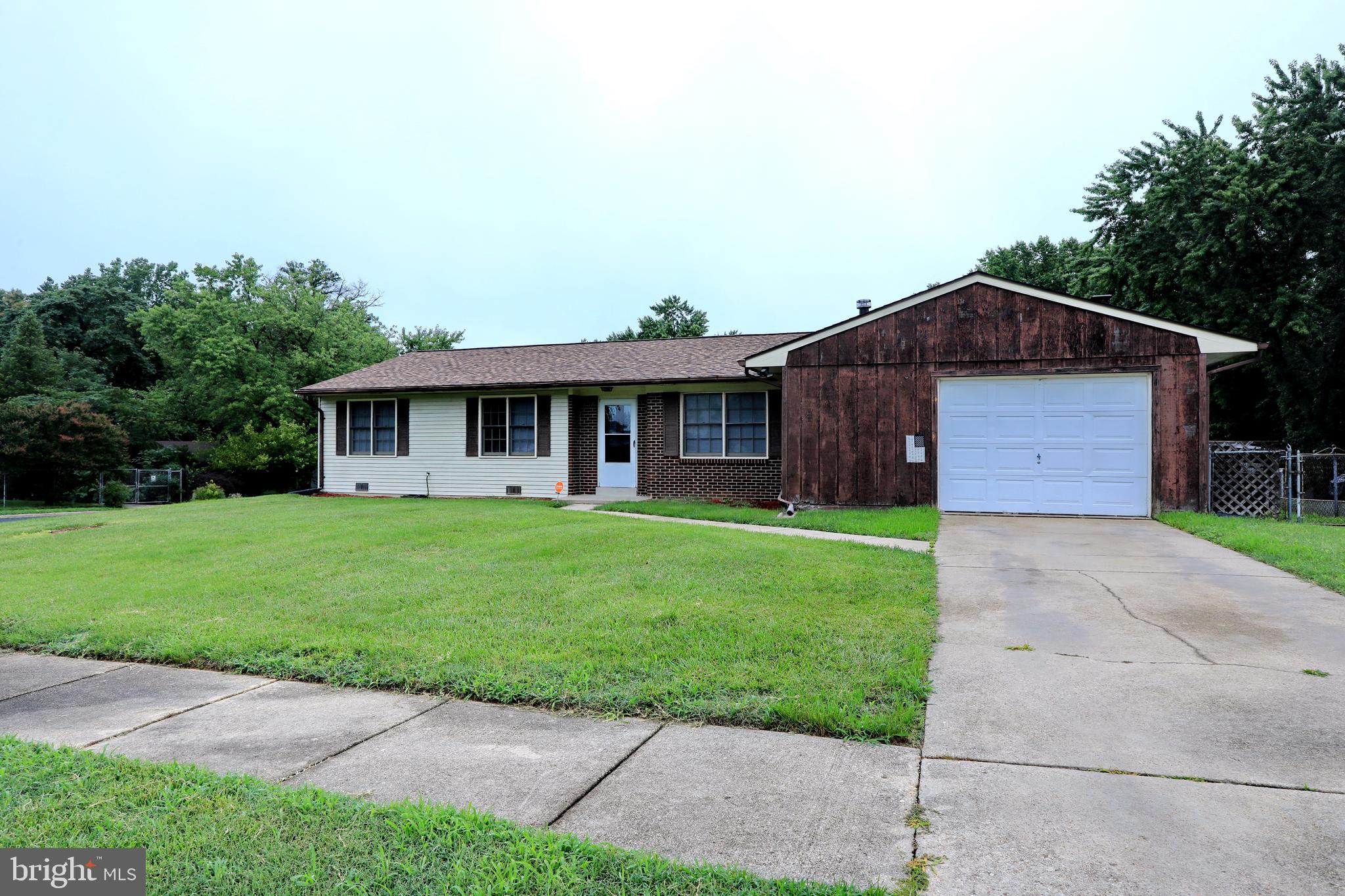 Affordable living all on one level.3 larger than average bedrooms,w/fenced back yard. Oversized one car garage. Close to everything. Commuting distance to Andrews AFB, Bolling AFB. $5000 painting allowance