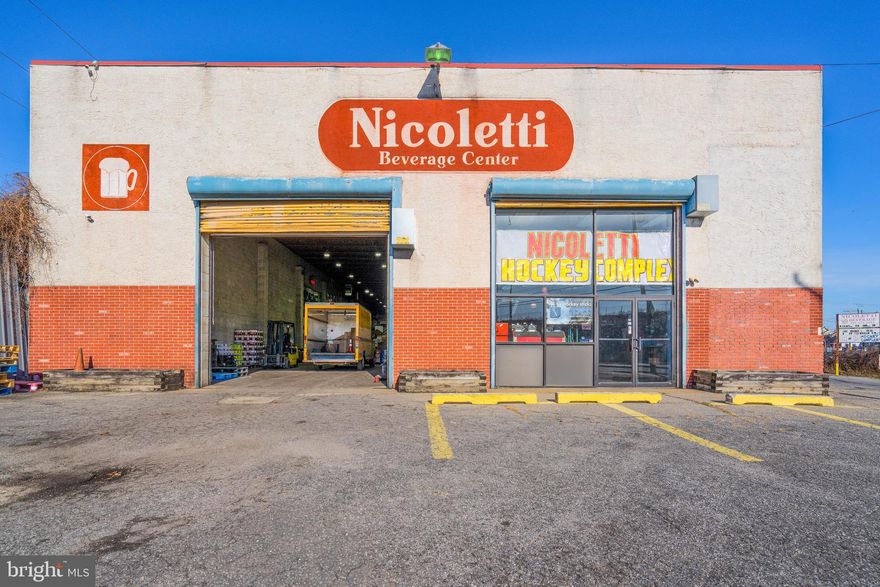 ***PLEASE READ*** -(Price is not disclosed) .Nicoletti Beverage Center, Inc. presents a rare opportunity to acquire a long-standing neighborhood institution offering the combined purchase of a stable, cash-flowing operating business along with the underlying real estate, inventory, and equipment. The property consists of an approximately 12,000 SF corner-position building with 25-foot clear height under beam, well suited for beverage distribution, retail, and ancillary commercial uses, and benefits from immediate proximity to I-95, providing excellent regional access and logistical efficiency for both retail and wholesale operations throughout Philadelphia and the surrounding counties. This offering is well suited for a strategic operator or investor seeking immediate value-add potential through the expansion of wholesale delivery routes into Center City Philadelphia and surrounding regional markets, the introduction of higher-margin convenience items such as snacks and sundries, the addition of Pennsylvania Lottery Video Gaming Terminals to generate supplemental in-store income, and the activation of an additional storefront within the building that is available for immediate occupancy and capable of supporting a complementary tenant or secondary business use, creating incremental income and operational synergy.