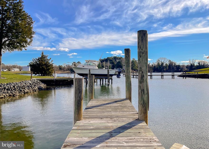 Wonderful opportunity to build on the water! Call today for details and information. Gorgeous views and deep water with pier in place that could be rebuilt and used.