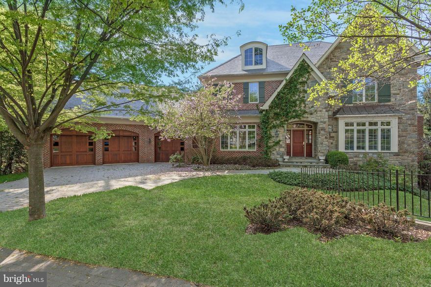 NEW PRICE! $100K Reduction! Beautiful Custom Mini-Estate within the sought after gated Rapley Preserve Village of Avenel.  Gracious floor plan with beautiful architectural details throughout the elegant principal rooms and luxurious private quarters. Gourmet Kit opens to Family Rm with stone fireplace. 5 BR Suites. Half-acre lot w/ professional landscaping, paver driveway, and 3 car Gar.