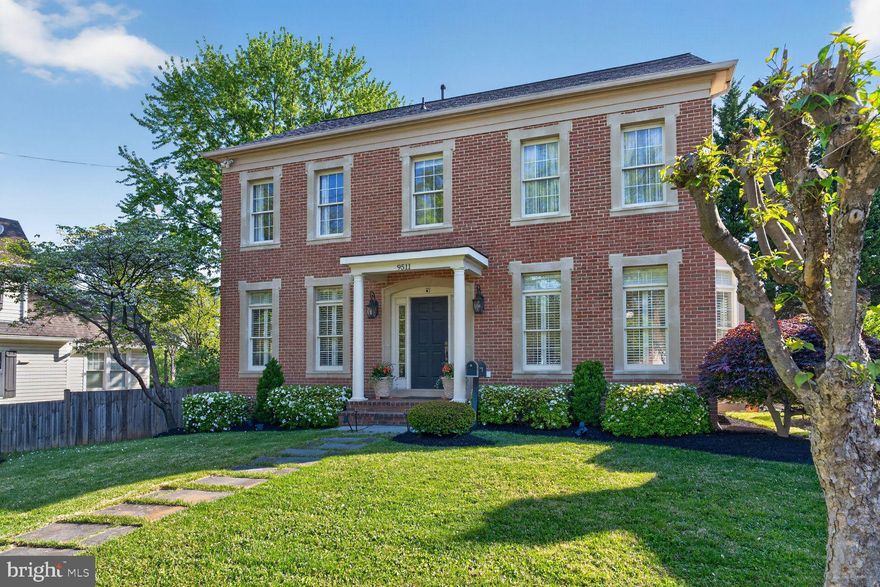 OPEN HOUSE SUN, 4/26 130-330PM With its primary entrance and private driveway discreetly located at the rear, this home offers a rare sense of privacy and retreat—set apart from the main road and designed for quiet, effortless access. Every detail reflects a commitment to quality, scale, and sophistication. With high ceilings and luminous interiors, refined architectural elements, and thoughtfully designed spaces, it sets the stage for both intimate moments and elevated entertaining. The main level showcases elegant formal and informal living areas centered around a striking fireplace, an open kitchen, and an expansive deck—an exquisite extension of the home, perfectly suited for unforgettable gatherings or serene and private outdoor living, including a resort-like pergola.

Ascending to the private quarters, four generously proportioned bedrooms and two impeccably appointed baths offer a tranquil retreat from the everyday. The primary suite is nothing short of exceptional—a sanctuary of comfort and sophistication featuring dual walk-in closets and a spa-inspired ambiance designed for rest, renewal, and quiet indulgence, including a separate bathtub and shower. The fully finished lower level presents a rare level of versatility, offering a beautifully appointed guest or in-law suite complete with a full bath, an office, and abundant storage—ideal for extended stays or bespoke lifestyle needs. Beyond the interiors, the home continues to impress with a two-car garage, private rear driveway access ensuring quiet and convenient entry, and a lush, secluded backyard, with its own dedicated entry—evoking the feeling of a private estate tucked within one of Bethesda’s most desirable settings.