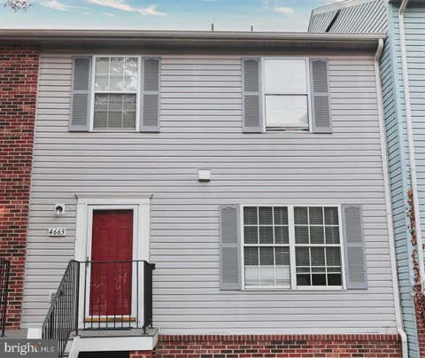 Townhouse For Rent - 4663 Red Hawk Terrace<br/> BLADENSBURG, MD 20710