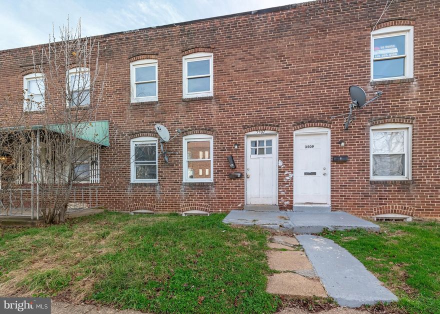 Perfect first-time home or a property to add to your investment portfolio.   Live in one unit and rent the other unit.  So many possibilities with this property.   Conveniently located in Brooklyn near 895, 695, 295 and downtown Baltimore .  The property is part of a portfolio.  Buy one or buy them all.  Do not miss out on this opportunity.