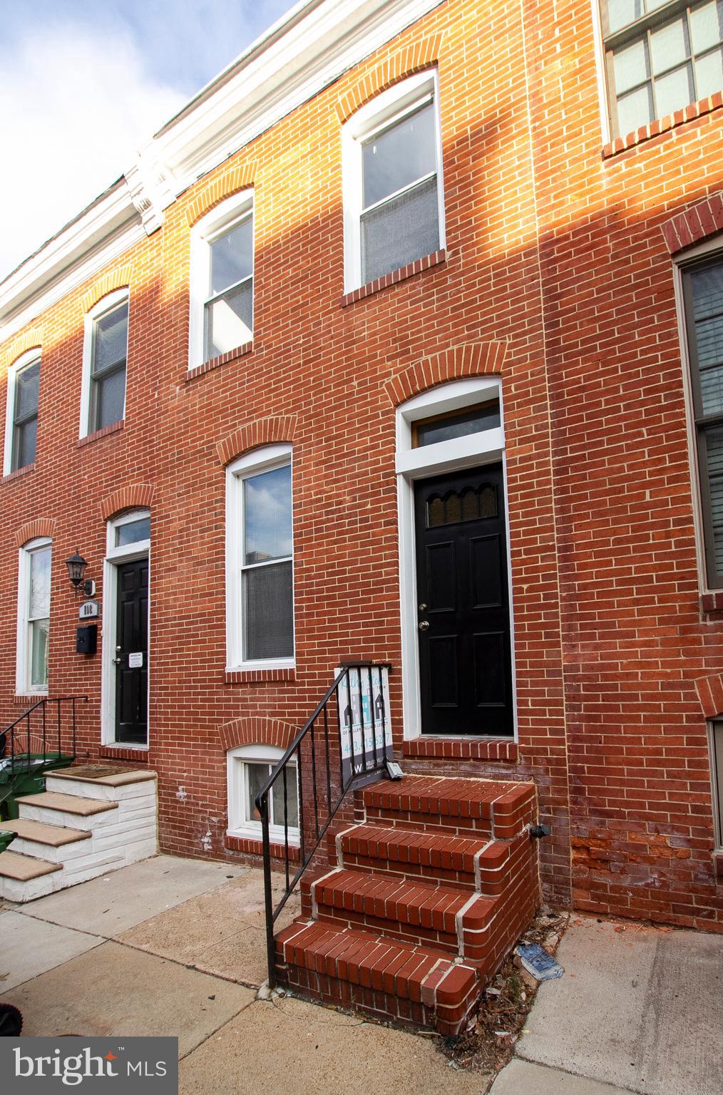 *Brand New Roof* *Guarantee is transferable to new owner* Charming 3 bedroom, 1 full bath rowhome in Federal Hill! Spacious living room with hardwood floors and decorative fireplace leads to open dining room. The kitchen features recently beautiful granite countertops, breakfast bar, recessed lighting, tons of cabinet space with sliding drawers, double wall ovens, gas cooktop, and refrigerator with ice maker. The kitchen door to the fenced in backyard is 36+ inches wide making moving in bigger furniture no problem! The 2nd floor features 2 bedrooms all with their own ceiling fans, and one with a skylight. This home is a must see! Bank Approved at 190K, but negotiator has given blessing to decrease price due to time on market and showing feedback from 190K for value dispute.
